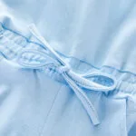 Solid Color Jumpsuit For Girls (Blue)