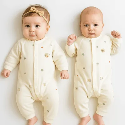 Soft Cotton Romper-Unisex Soft and Snuggly
