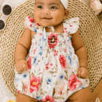 Blooming Baby Romper – Floral Printed Summer Outfit