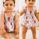 Blooming Baby Romper – Floral Printed Summer Outfit