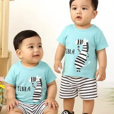 Zebra Print T-shirt & Shorts Set Baby & Toddler Boys