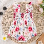Blooming Baby Romper – Floral Printed Summer Outfit